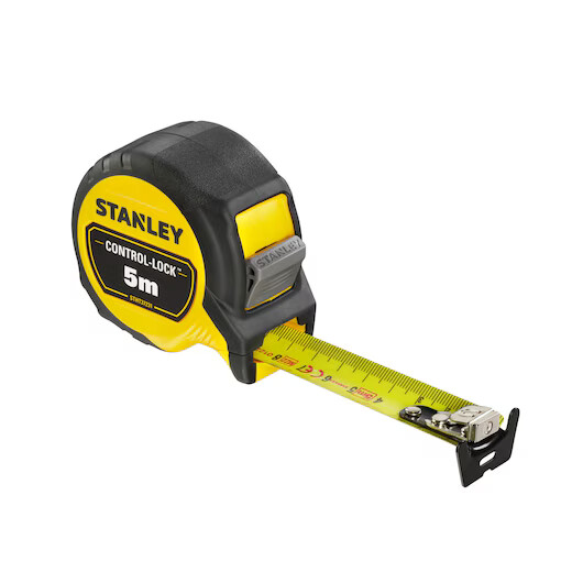 STANLEY Rolbandmaat Controle Lock 5M-25mm