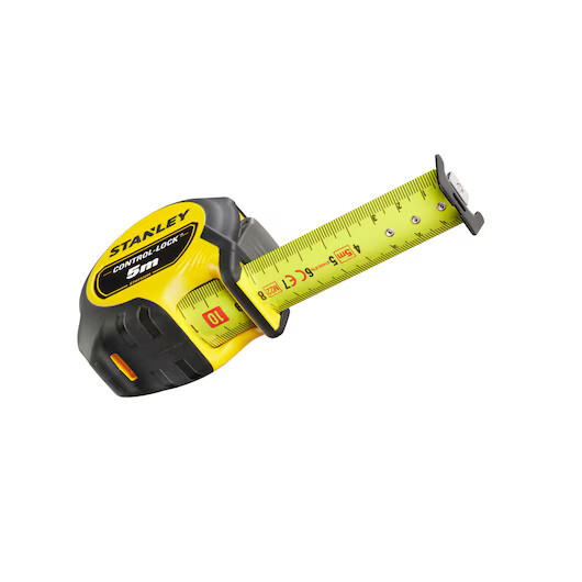 STANLEY Rolbandmaat Controle Lock 5M-25mm