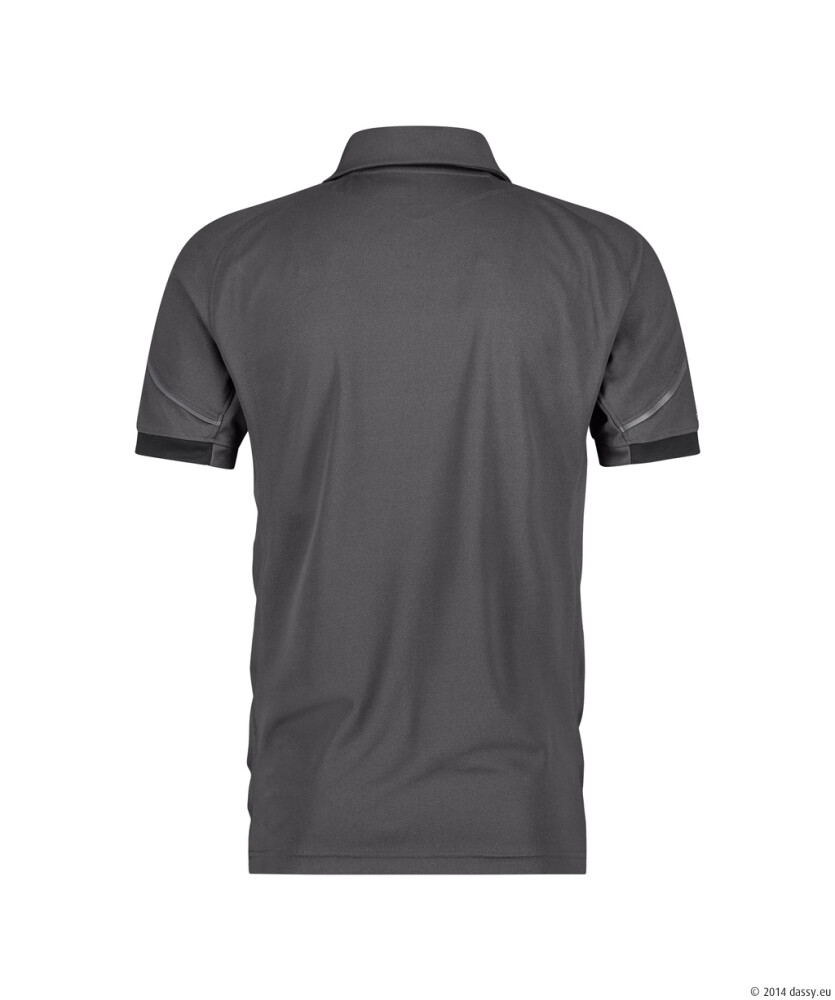 DASSY TRAXION NEXT Poloshirt antra/zwart 3XL