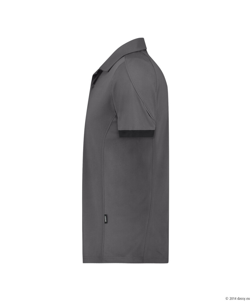 DASSY TRAXION NEXT Poloshirt antra/zwart 3XL