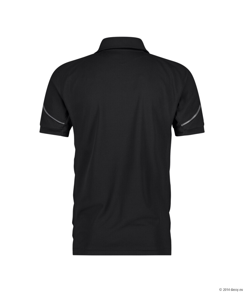 DASSY TRAXION NEXT Poloshirt zwart 2XL