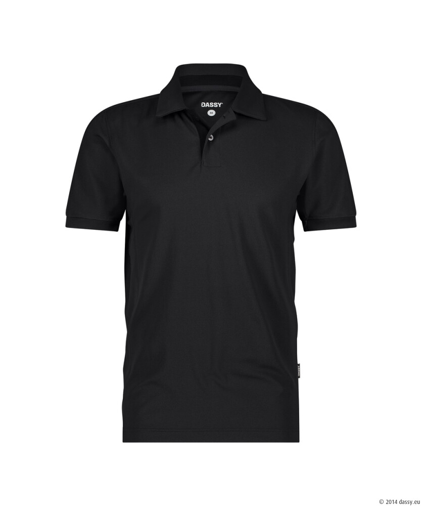 DASSY TRAXION NEXT Poloshirt zwart 2XL